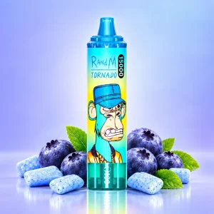 RandM Tornado 15000 Blueberry Bubblegum