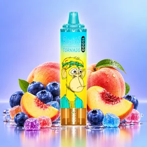 RandM Tornado 15000 Peach Blueberry Candy