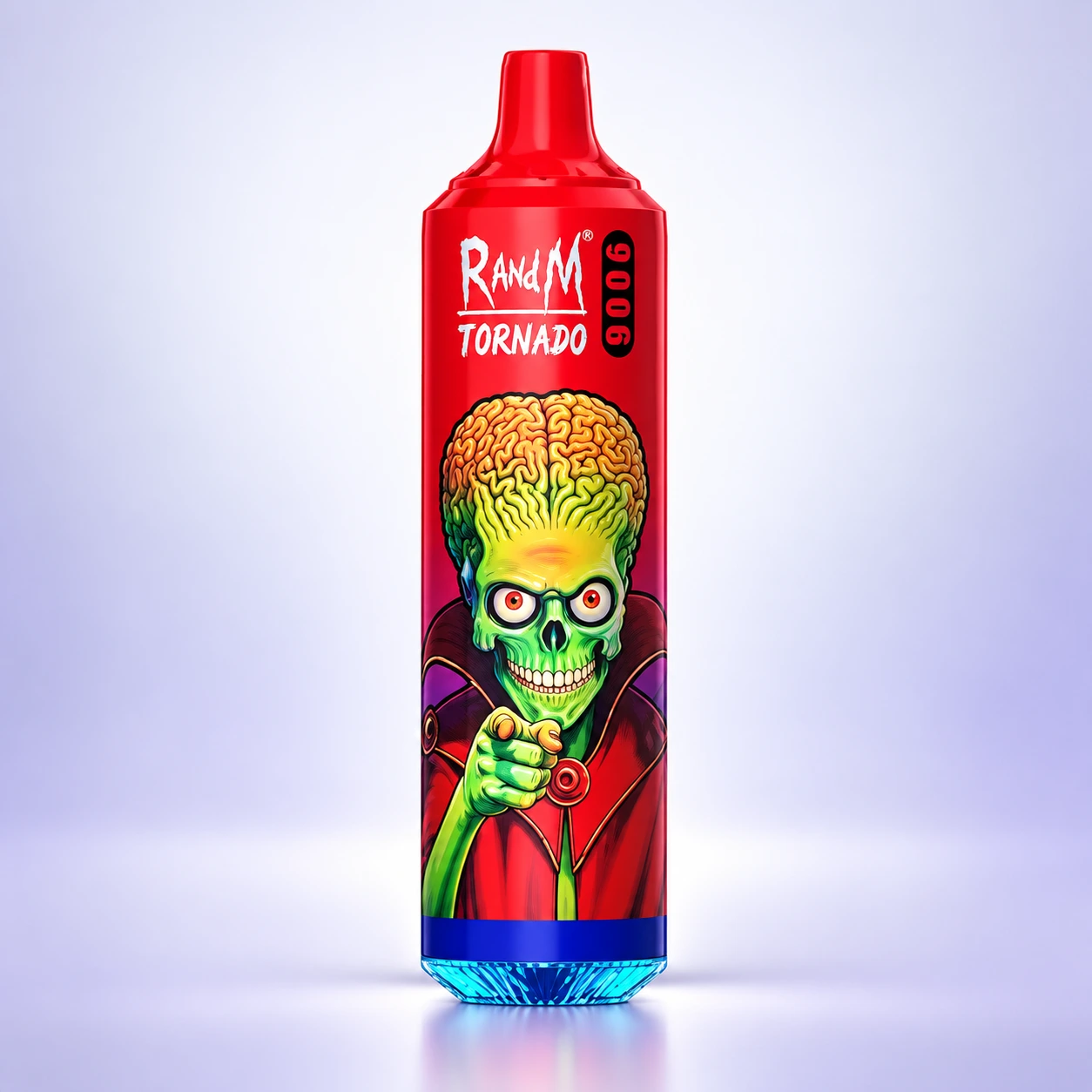 RandM Tornado 9000 series cover image with red device and alien skull artwork