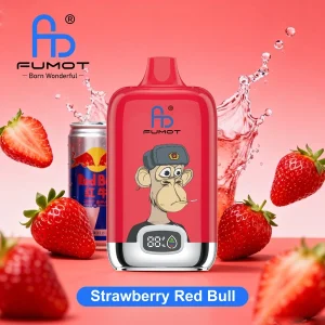 FUMOT Digital Box 12000 28 – Strawberry Red Bull
