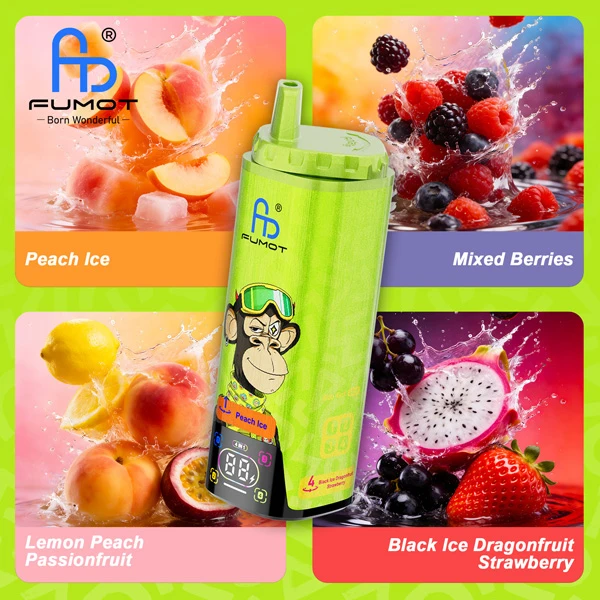 Peach Ice & Mixed Berries & Lemon Peach Passionfruit & Black Ice Dragonfruit Strawberry