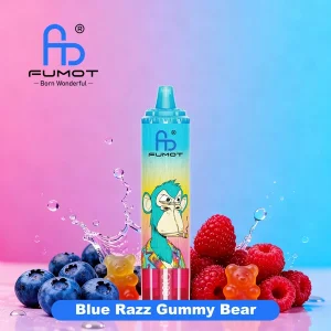 FUMOT Tornado 15000 Blue Razz Gummy Bear