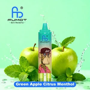 FUMOT Tornado 15000 Green Apple Citrus Menthol