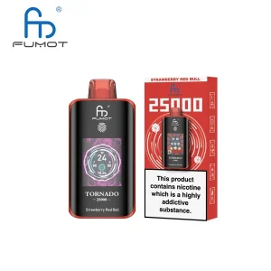 FUMOT Tornado 25000 Strawberry Redbull